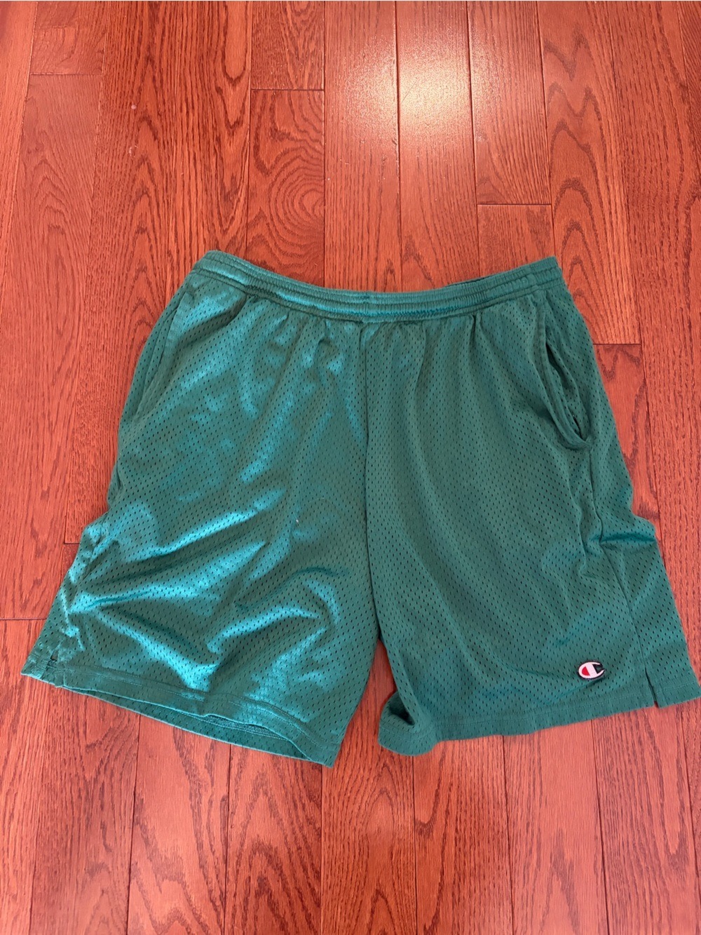 Champion Teal Mesh Athletic Shorts